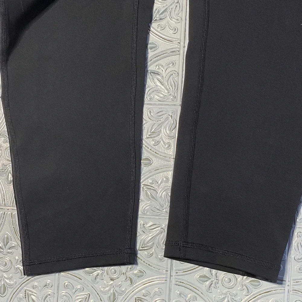 Xersion Black Crossover 7/8 Ankle Leggings Size XL with Pockets